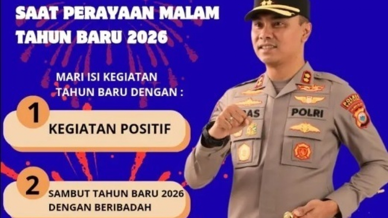 Kapolres Bantaeng Larang Petasan dan Kembang Api Saat Malam Tahun Baru 2026