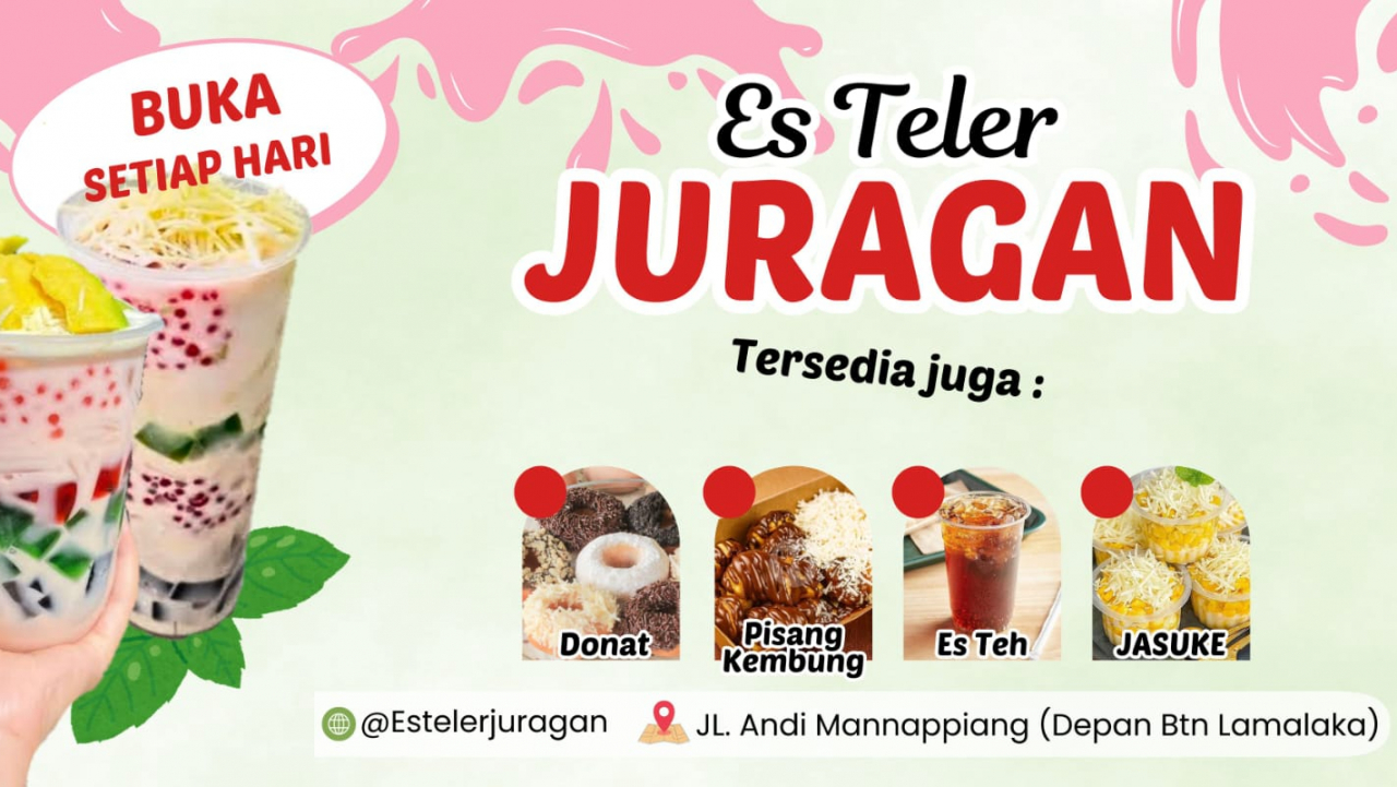 Segarkan Berbuka Puasa Bersama ES TELER JURAGAN di Kelurahan Lembang, Kabupaten Bantaeng