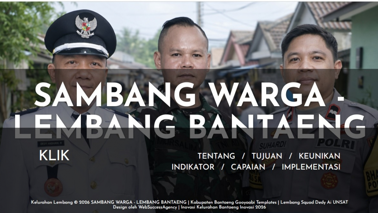 Inovasi Sambang Ideologis Warga: Menguatkan Nilai Kebangsaan dan Harmoni Sosial di Kelurahan Lembang, Kecamatan Bantaeng, Kabupaten Bantaeng