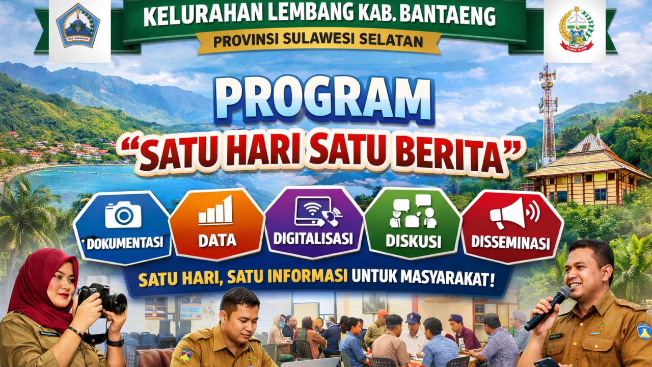 Luar Biasa! Program “Satu Hari Satu Berita” Resmi Diluncurkan, Kelurahan Lembang Makin Bersinar di Era Digital