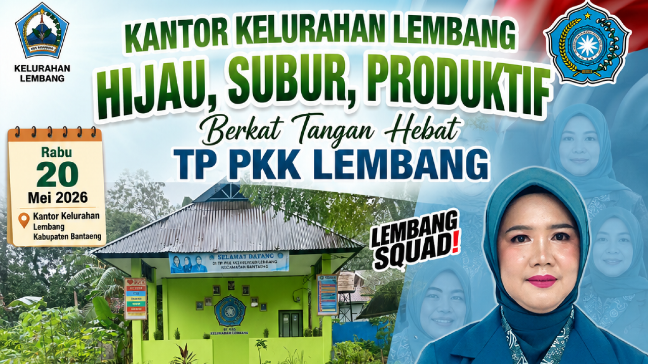 Hijaukan Kantor, Sejahterakan Warga: TP PKK Kelurahan Lembang Sulap Halaman Kantor Jadi Kebun Pangan Produktif
