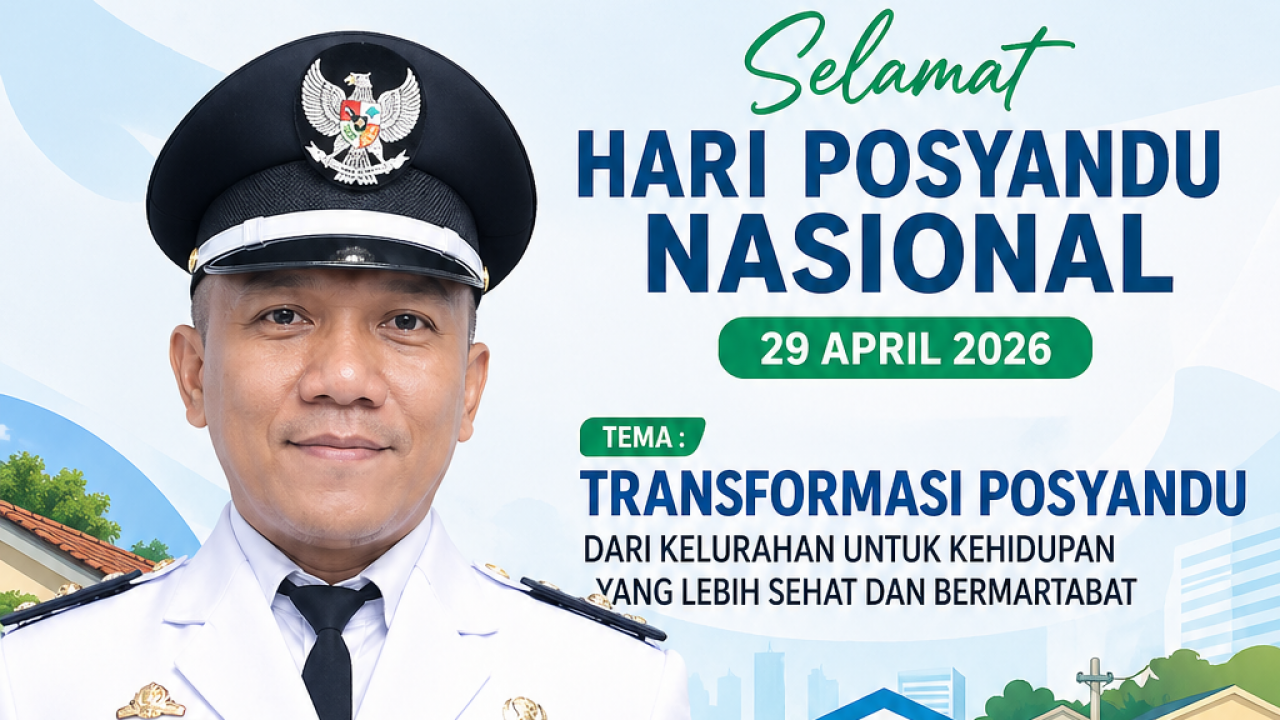 Selamat Hari Posyandu Nasional 29 April 2026 Transformasi Posyandu: Dari Kelurahan untuk Kehidupan yang Lebih Sehat dan Bermartabat