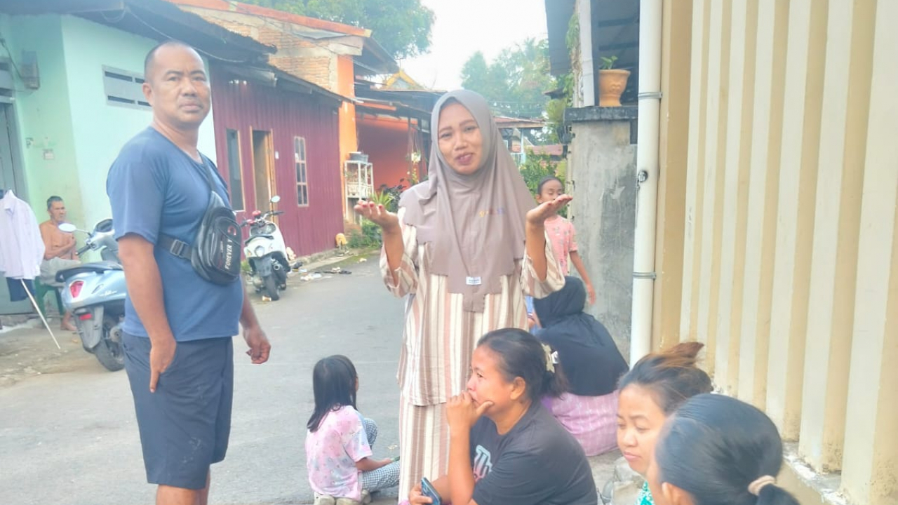 Gerak Cepat Demi Warga! RW Syamsir Ahmad Bersama RT Turun Langsung Data Warga Sungai Bialo II untuk Usulan Bansos Baru