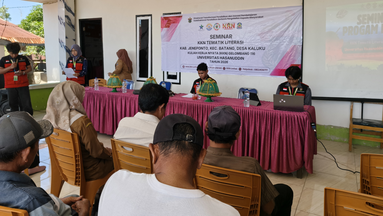 Seminar KKN Literasi UNHAS