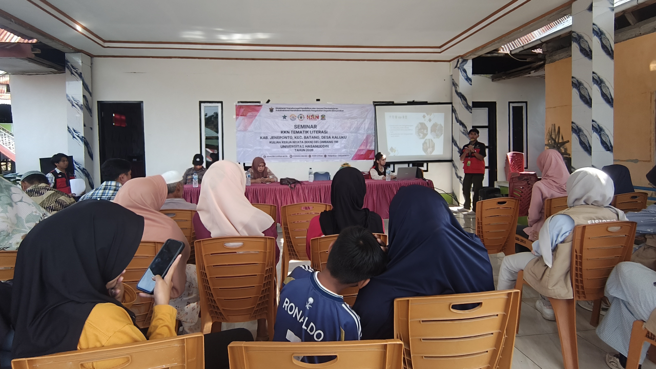 Seminar Hasil KKN Tematik Literasi 116 Unhas
