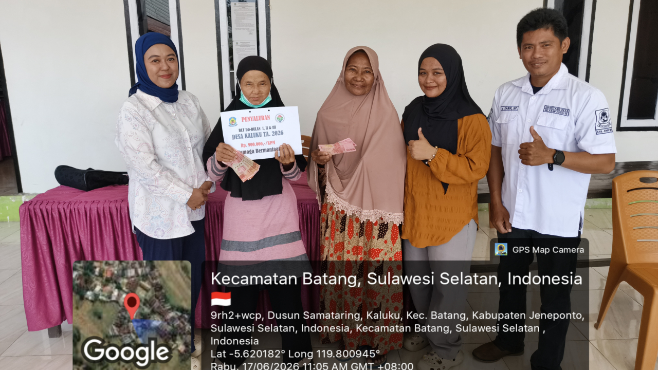 PENYALURAN BLT DANA DESA TRIWULAN I BULAN JANUARI S/D MARET 2026