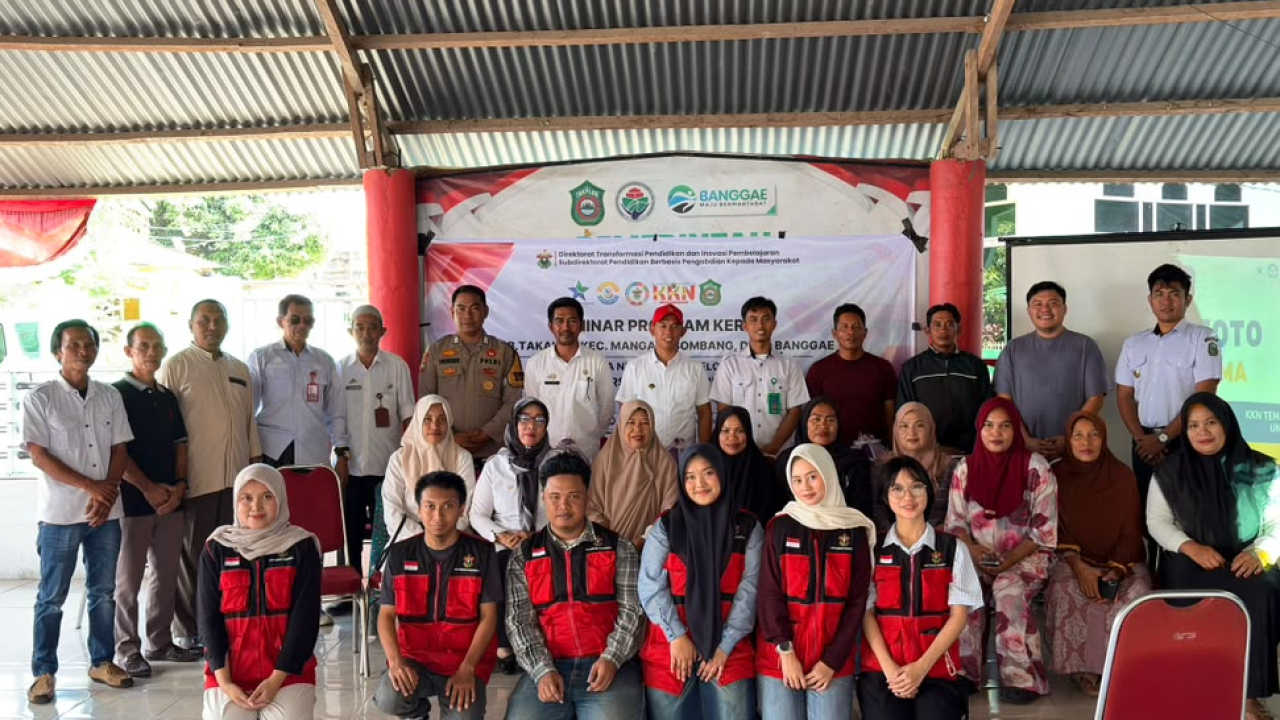 Mahasiswa KKN Unhas Angkatan 116 Gelar Seminar Program Kerja KKN Tematik Literasi di Desa Banggae