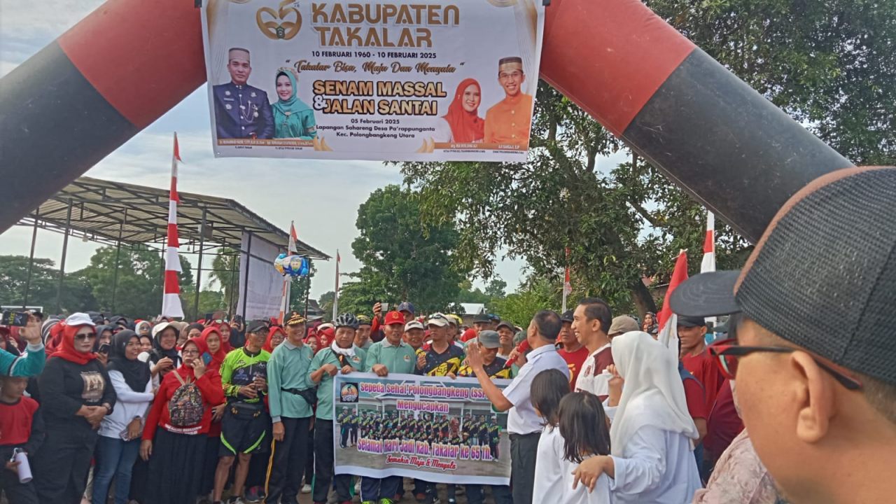 Meriahnya Hari Jadi Takalar ke-65 di Desa Pa'rappunganta