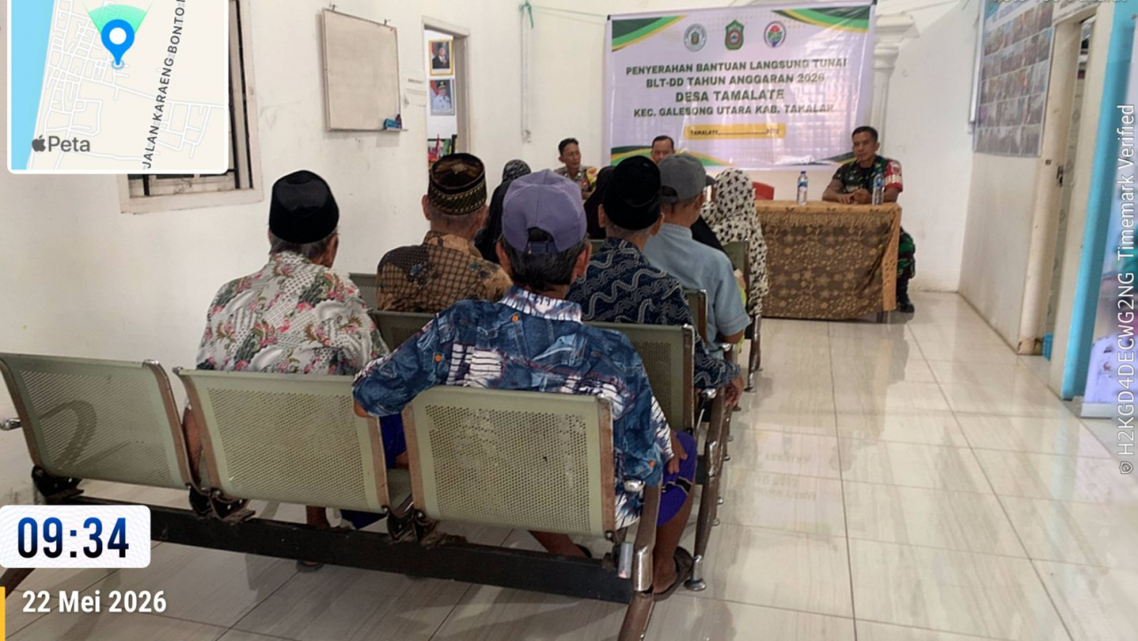 Pemerintah Desa Tamalate kembali menyalurkan  Bantuan Langsung Tunai Dana Desa Tahap 1
