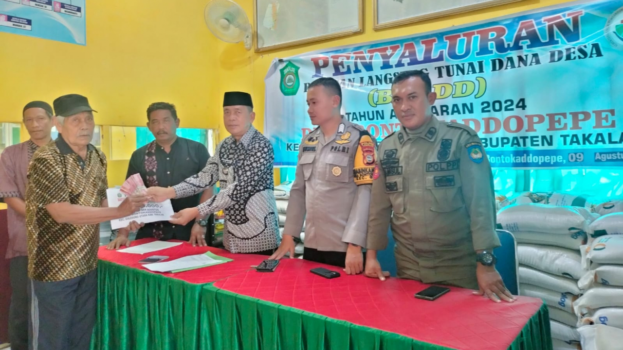 Penyaluran BLT Tahun 2024 di Desa Bontokaddopepe