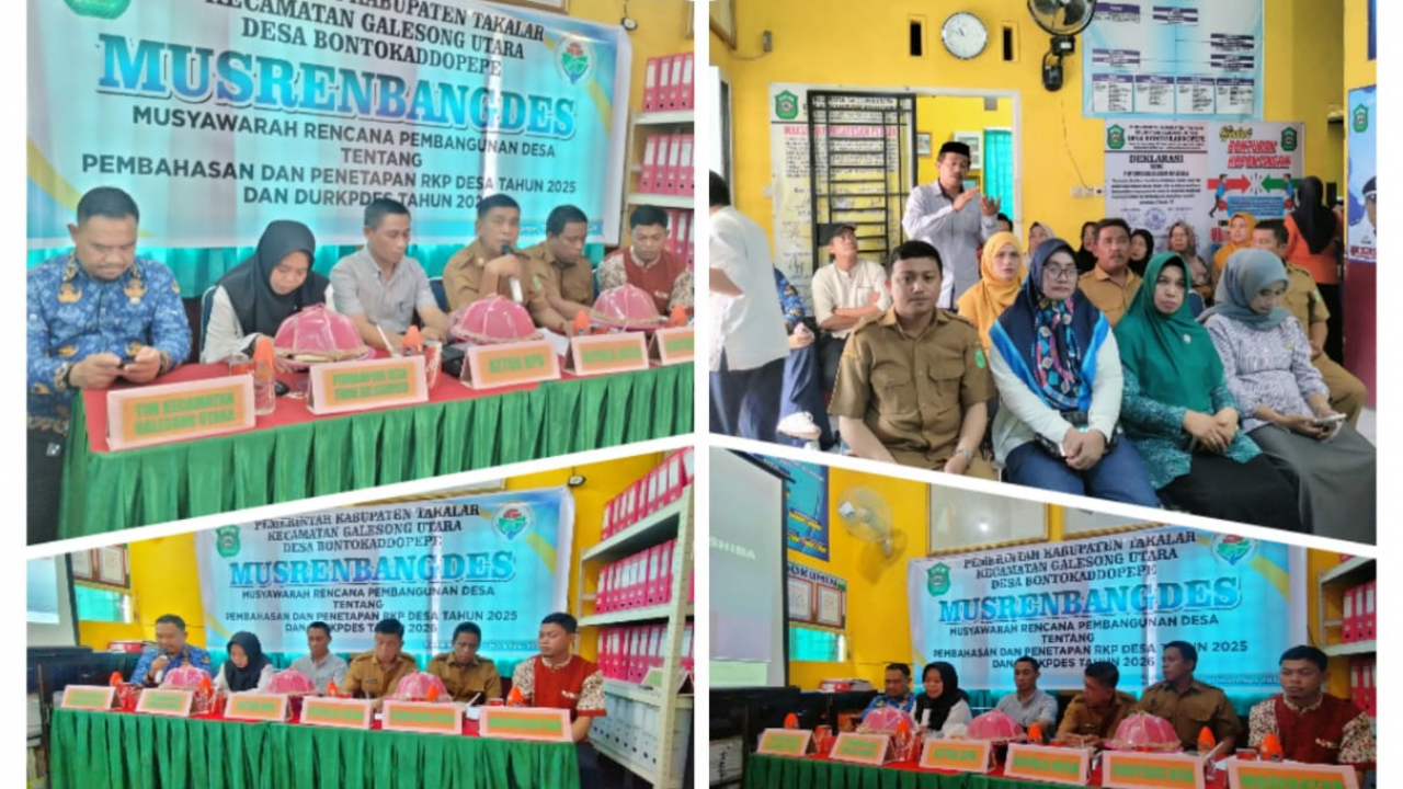 Musyawarah Perencanaan Pembangunan Desa Bontokaddopepe: Merancang Masa Depan 2025 dan 2026