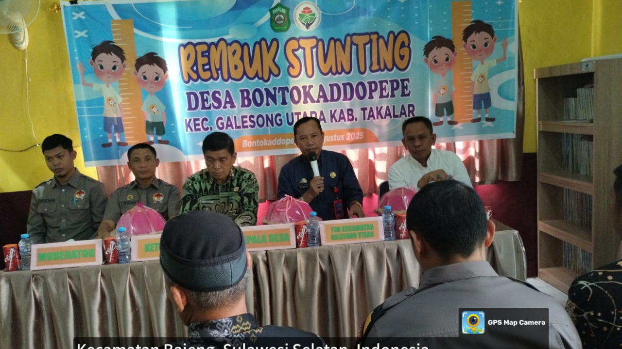 Rembuk Stunting di Desa Bontokaddopepe