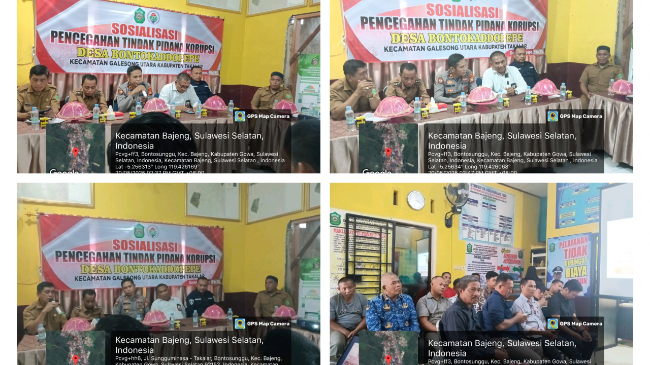 Sosialisasi Pencegahan Tindak Pidana Korupsi di Desa Bontokaddopepe