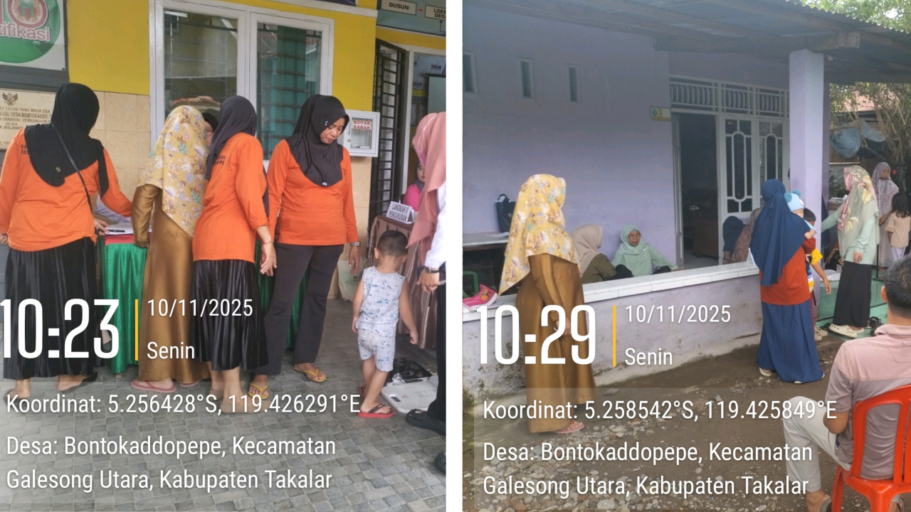 Posyandu Aktif Layani Kesehatan Warga Bontokaddopepe