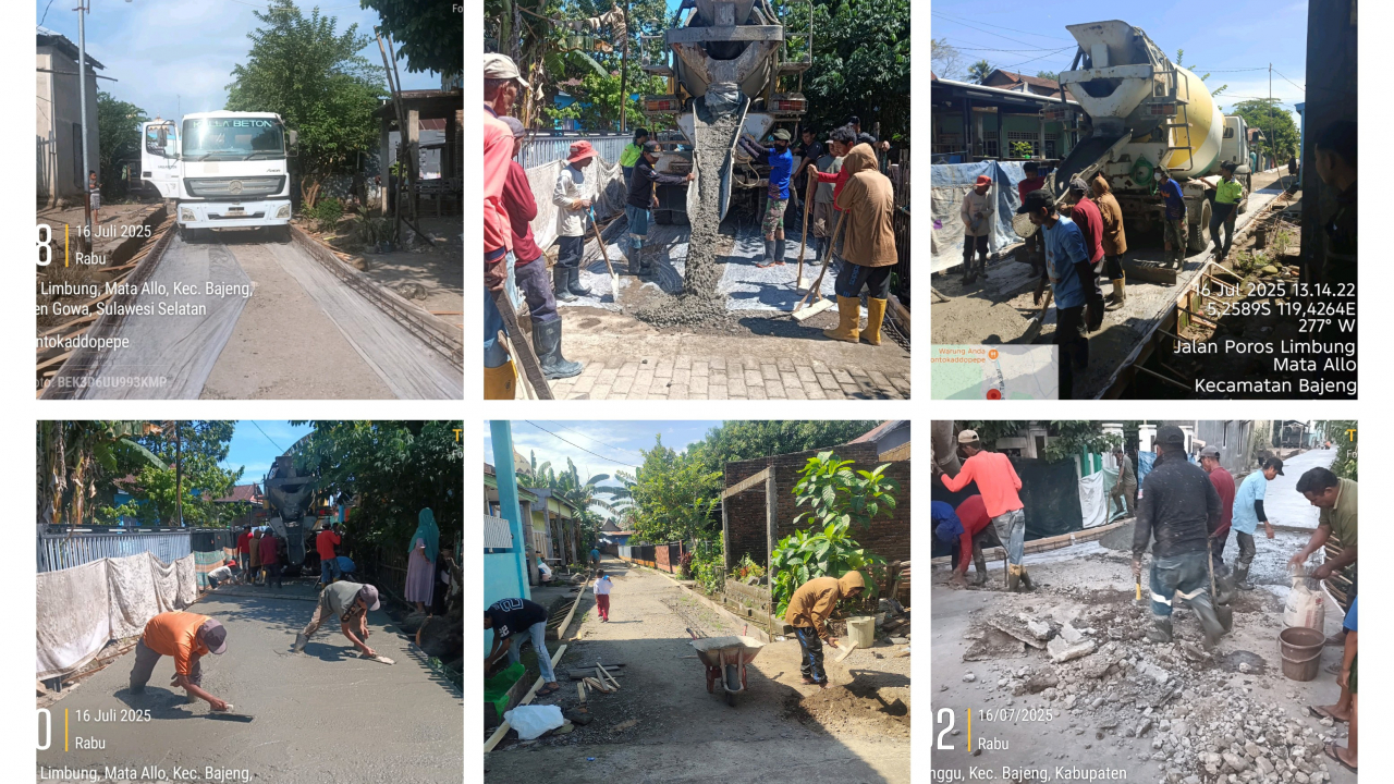 Peningkatan Infrastruktur Jalan di Desa Bontokaddopepe