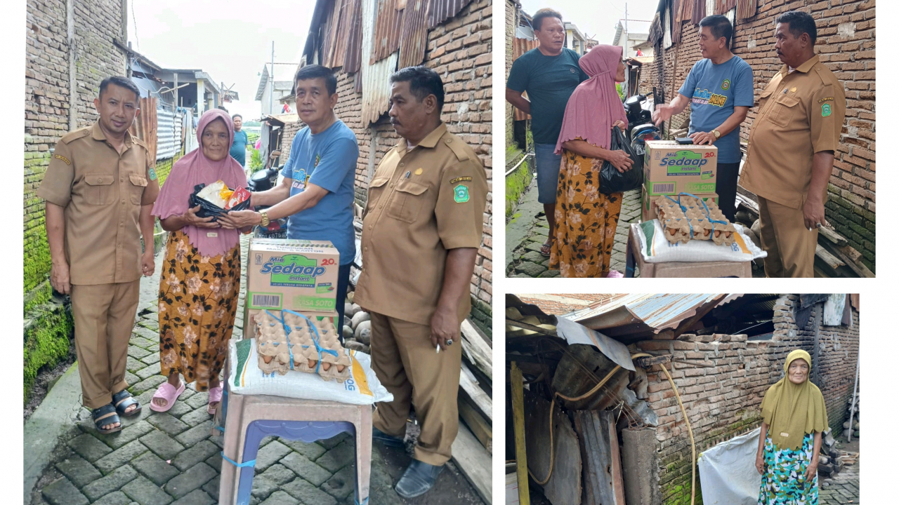 Pemerintah Desa Bontokaddopepe Salurkan Bantuan Sembako kepada Korban Angin Kencang