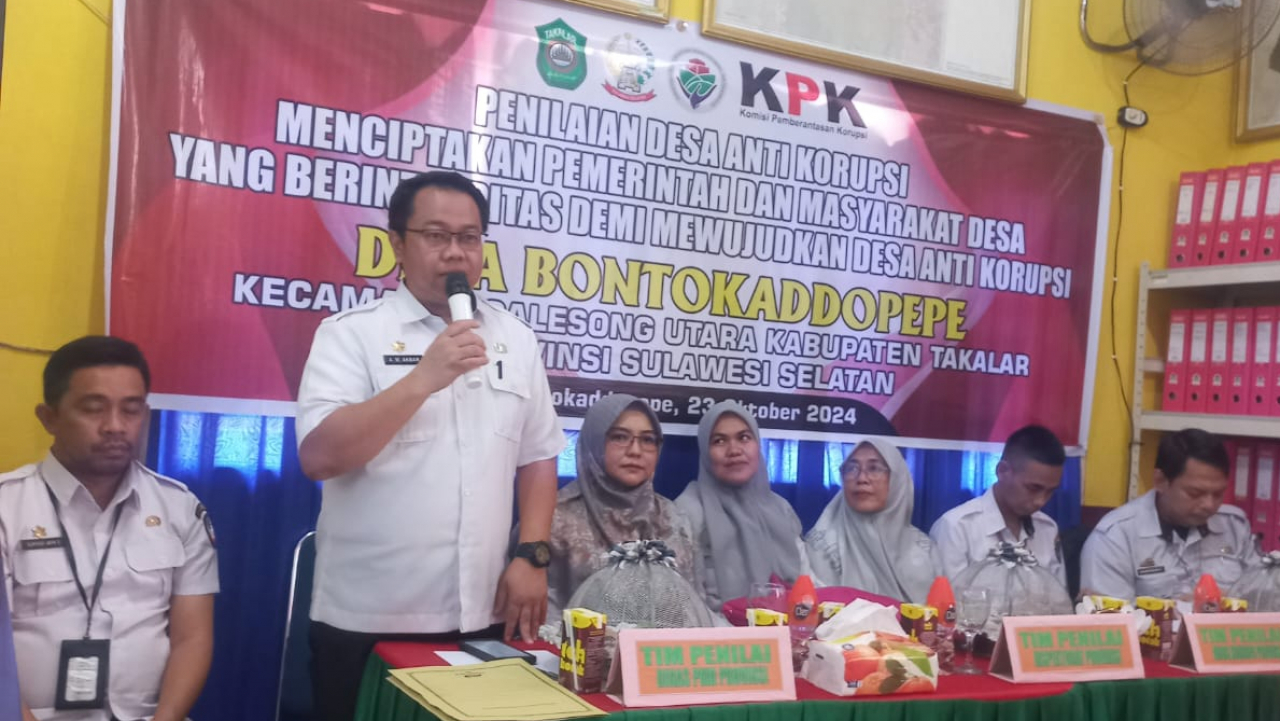 Penilaian Desa Anti Korupsi di Desa Bontokaddopepe