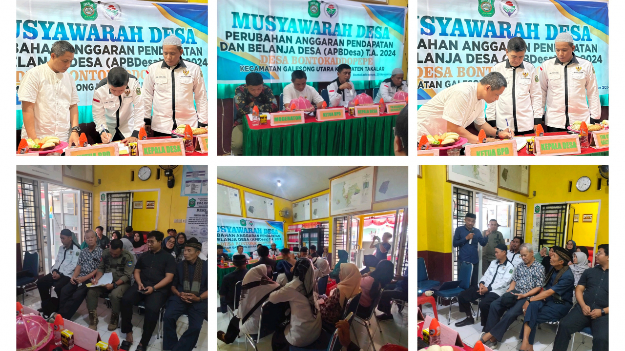 Musyawarah Desa Perubahan Anggaran Pendapatan dan Belanja Desa (APBDesa) Tahun Anggaran 2024.