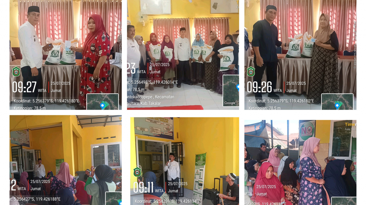 Penyaluran Beras Ketahanan Pangan Bulog di Desa Bontokaddopepe