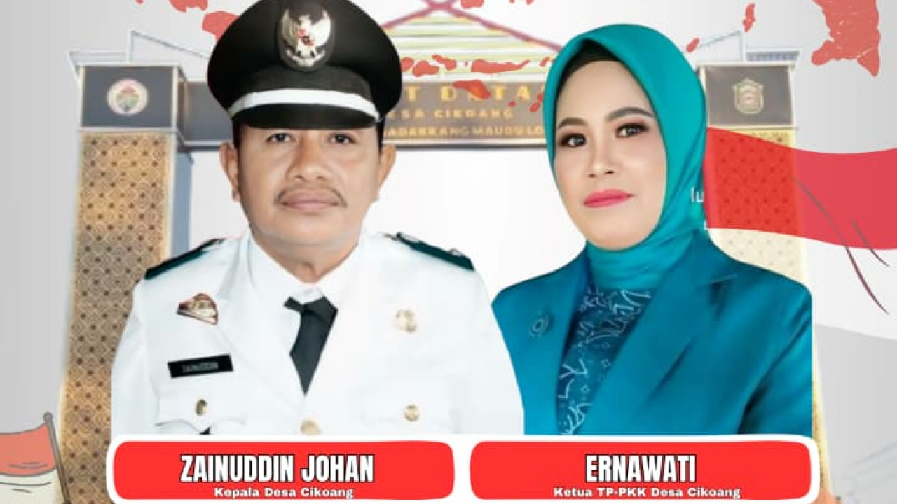 Kepala Desa Cikoang dan Ketua TP PKK Ajak Warga Rayakan HUT RI Ke-80 dengan Semarak