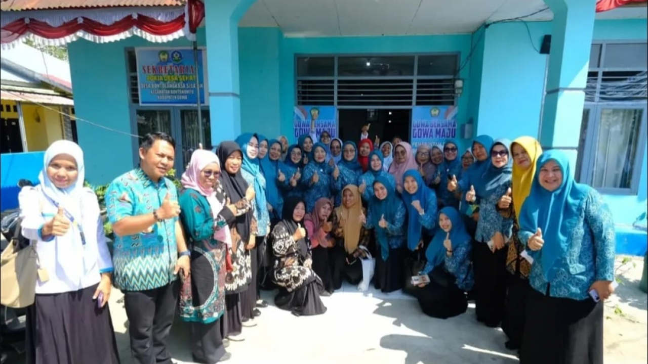 Bontolangkasa Selatan Siap Berkompetisi di Lomba Desa Tingkat Provinsi Setelah Peninjauan Ketua TP PKK Kabupaten Gowa