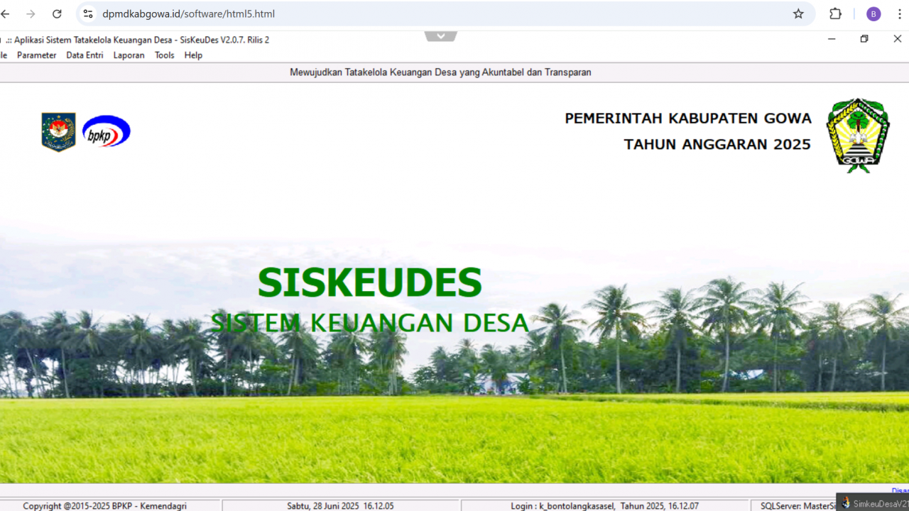 Bontolangkasa Selatan Terapkan Siskeudes untuk Transparansi Keuangan Desa