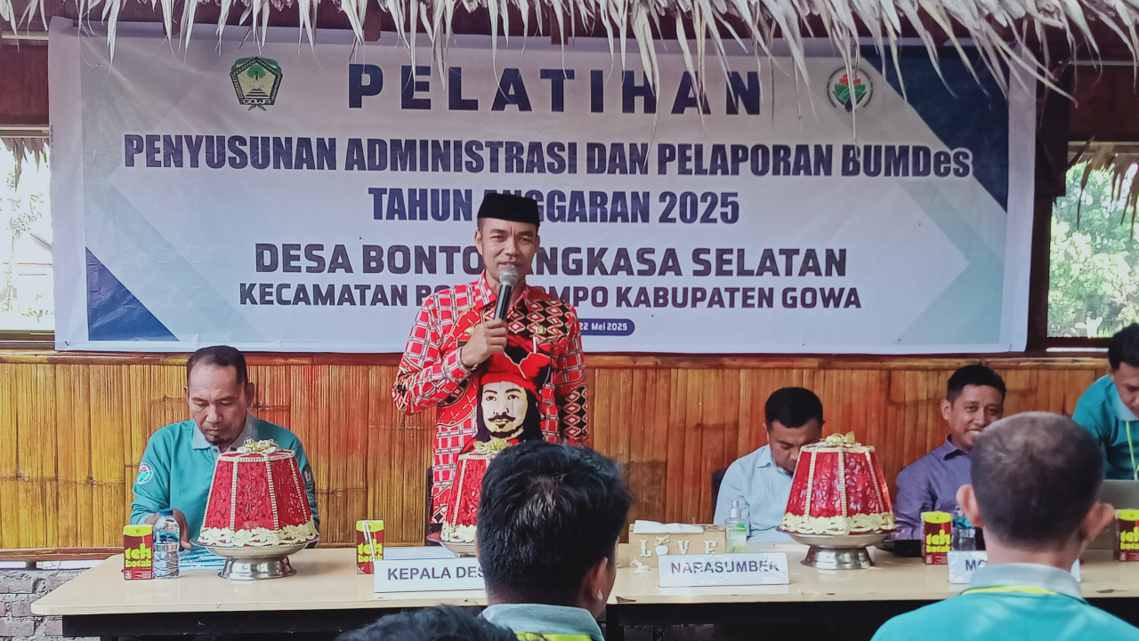 Pelatihan Administrasi dan Pelaporan BUMDes di Desa Bontolangkasa Selatan