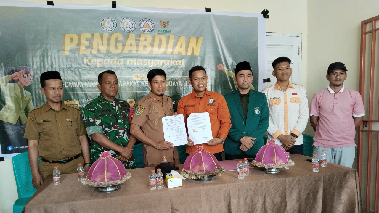 Kampus Universitas Syekh Yusuf Almacassari Gowa melakukan pengabdian Kepada Masyarakat di Desa Barembeng