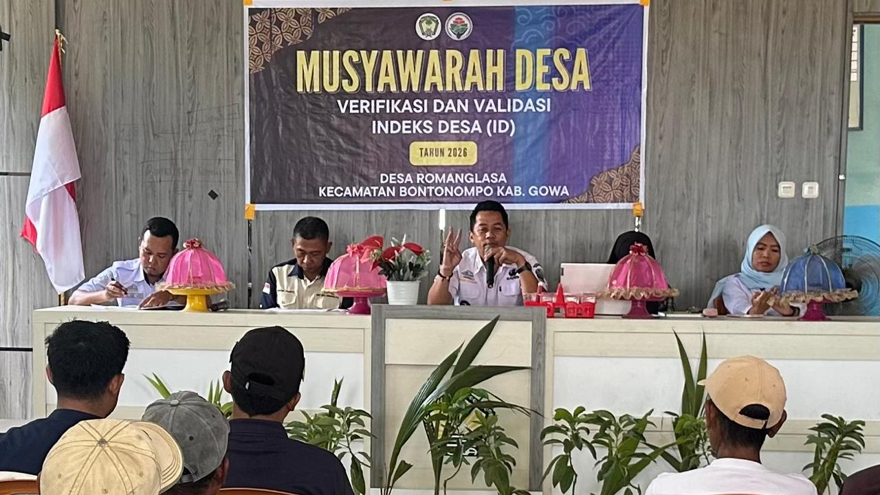 VERIFIKASI DAN VALIDASI INDEKS DESA ROMANGLASA