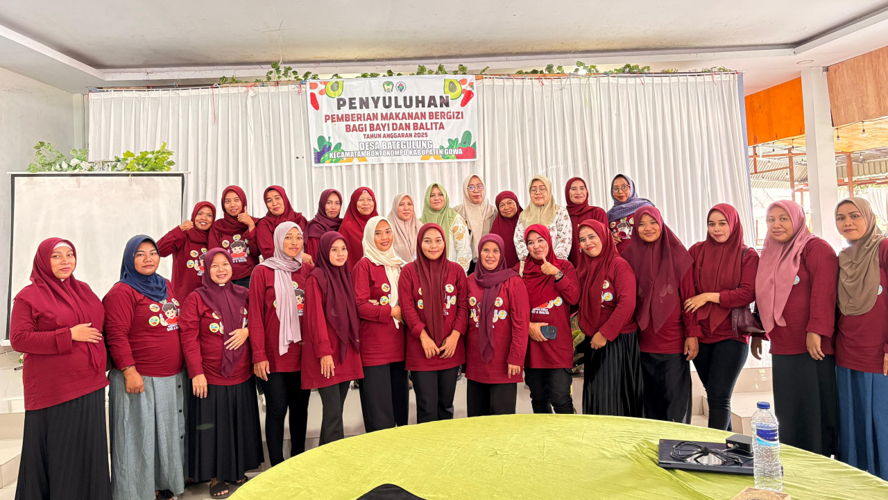 Penyuluhan Gizi Bayi dan Balita di Desa Bategulung Gowa