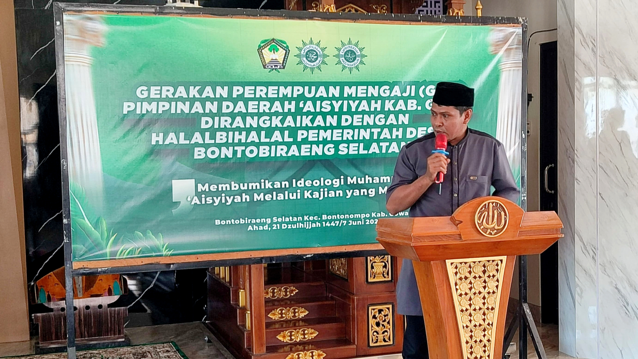 Gerakan Perempuan Mengaji dan Halalbihalal Desa Bontobiraeng Selatan Digelar Meriah