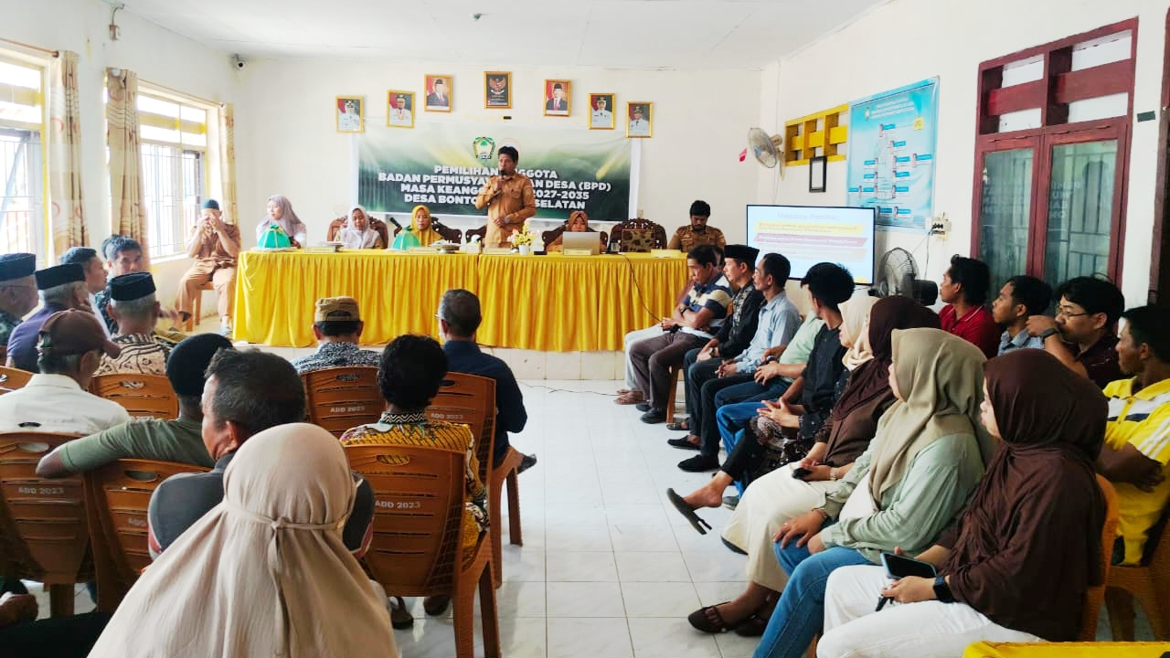 Panitia Pengisian Anggota BPD Desa Bontobiraeng Selatan Gelar Sosialisasi Tata Cara Pemilihan Periode 2027–2035