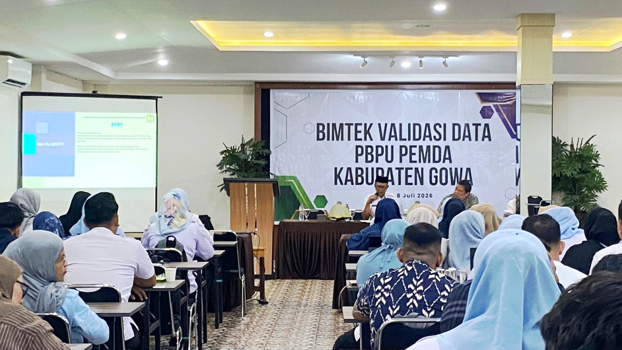 Bimtek Validasi Data PBPU Pemda Kabupaten Gowa Digelar untuk Tingkatkan Akurasi Data Kepesertaan