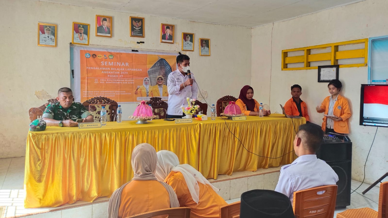 Seminar Pengalaman Belajar Lapangan Mahasiswa UNM Digelar di Desa Bontobiraeng Selatan