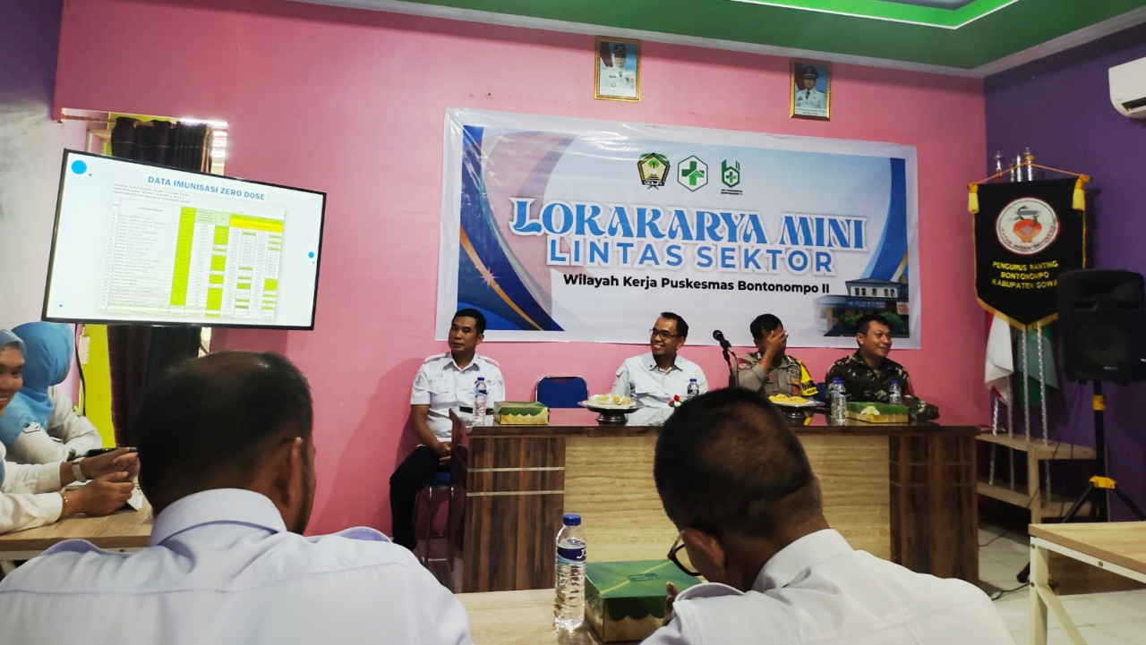 Lokakarya Mini Lintas Sektor Digelar di Wilayah Kerja Puskesmas Bontonompo II