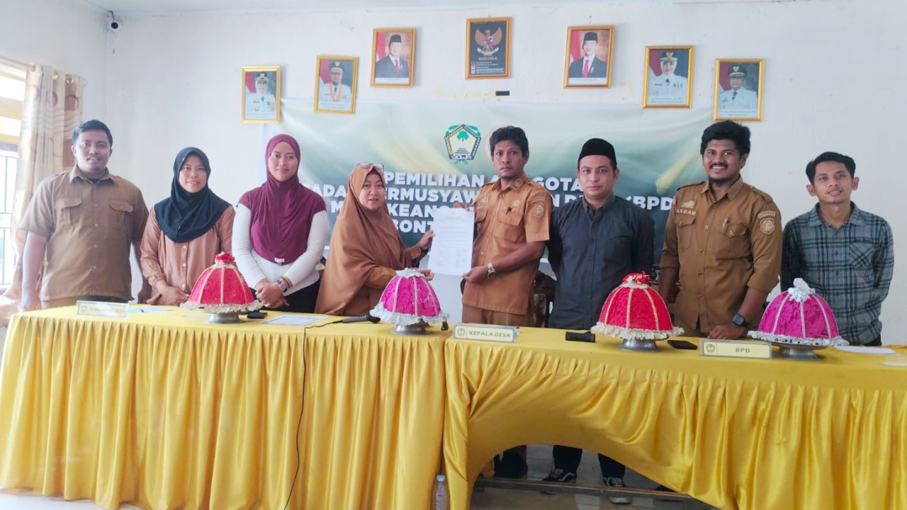 Panitia Tetapkan 9 Anggota BPD Terpilih Desa Bontobiraeng Selatan Periode 2027-2035