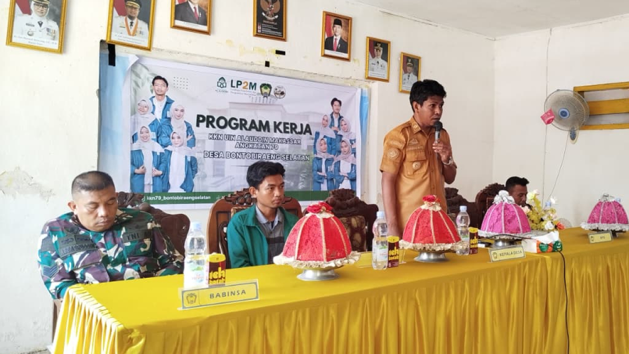 Mahasiswa KKN UIN Alauddin Makassar Angkatan 79 Gelar Seminar Akhir di Desa Bontobiraeng Selatan