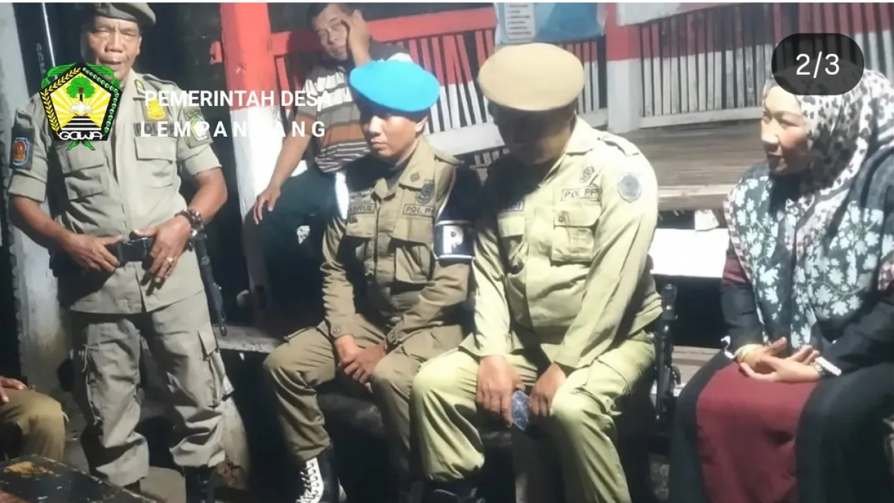 Patroli Satpol PP Kec Bajeng Di Desa Lempangang