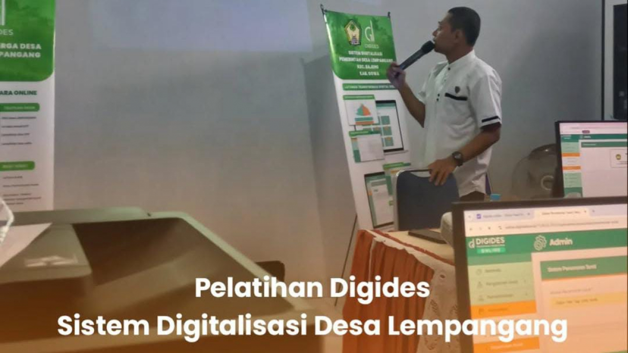 Pelatihan Digides Sistem Digitalisasi Desa Lempangang