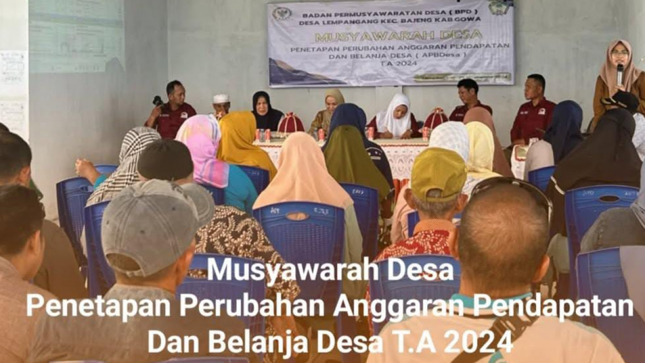Musyawarah Desa Penetapan Perubahan APBDes T.A 2025
