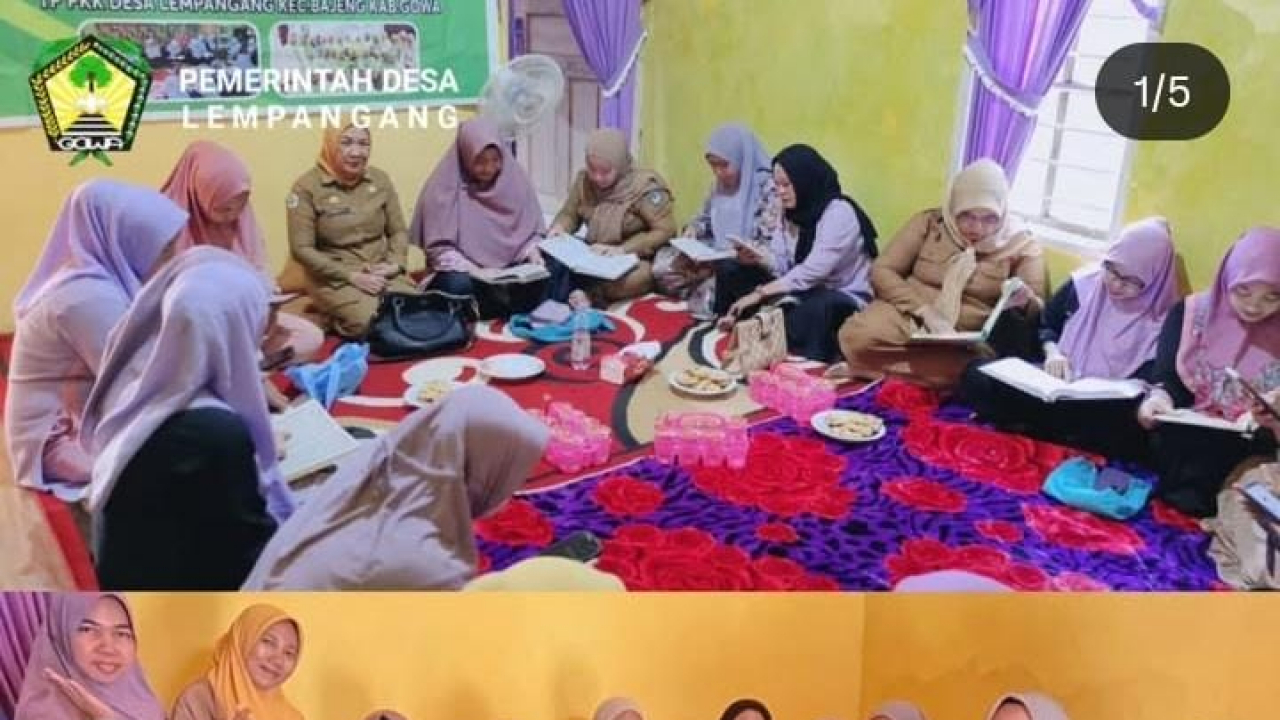 [ Pengajian Dan Arisan Bulanan TP PKK Desa Lempangang ]