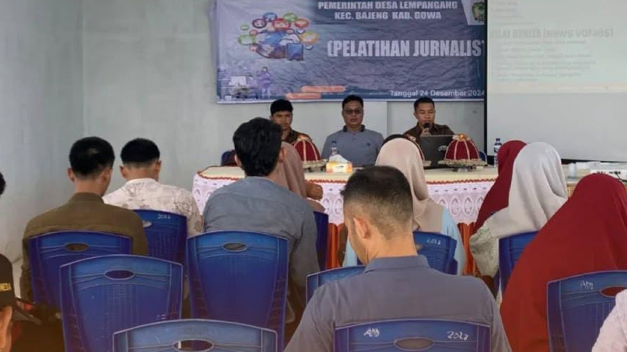 Pelatihan Jurnalistik Desa Lempangang