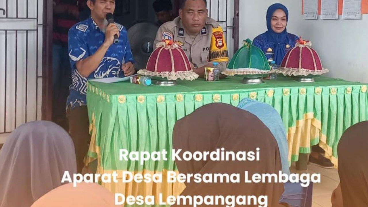 Rapat Koordinasi Aparat Desa Bersama Lembaga Desa Lempangang