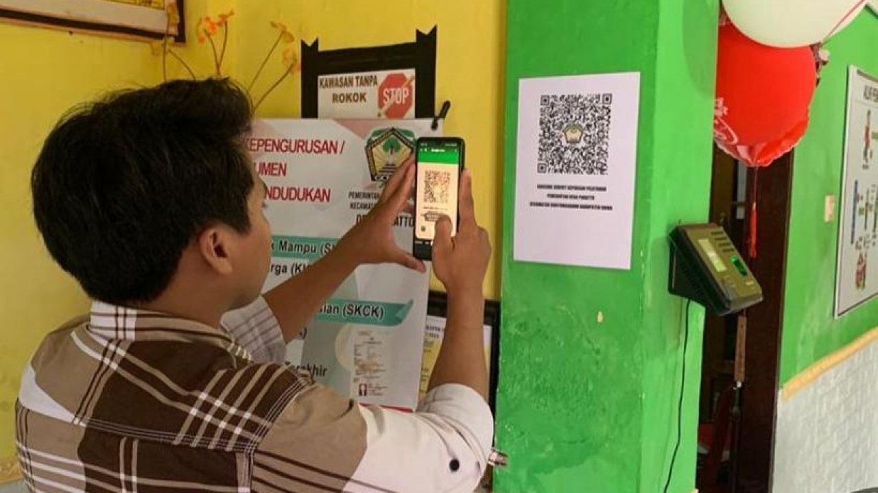 QR CODE KEPUASAN MASYARAKAT TERHADAP PELAYANAN DESA PAKATTO