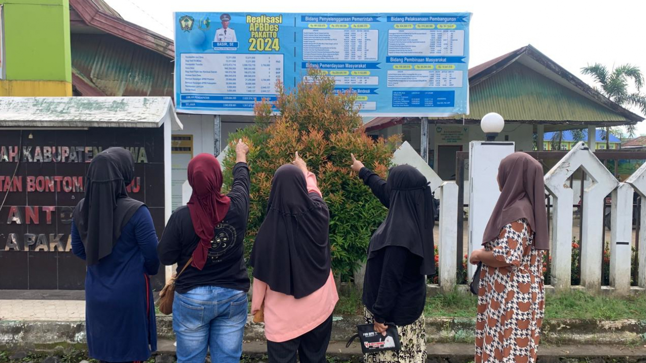 Transparansi Realisasi APBDes Pakatto Tahun 2024