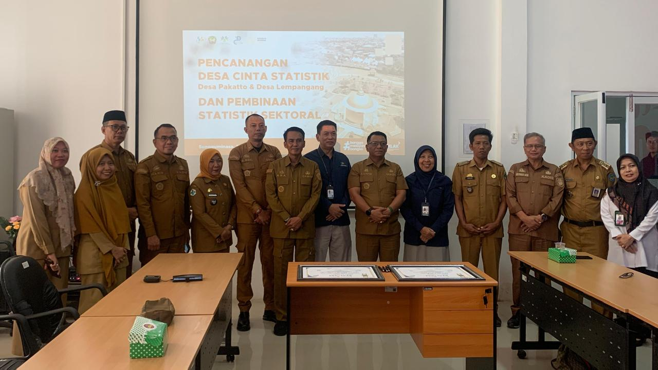 BPS Kabupaten Gowa Canangkan Desa Pakatto sebagai Desa Cinta Statistik