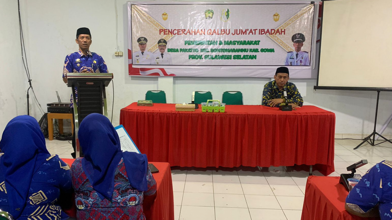 PENCERAHAN QALBU JUM'AT IBADAH PEMERINTAH DESA PAKATTO