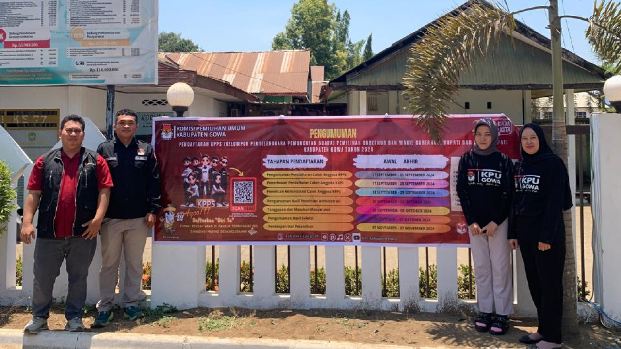 PEMBUKAAN PENDAFTARAN KPPS DESA PAKATTO PEMILIHAN GUBERNUR DAN BUPATI TAHUN 2024