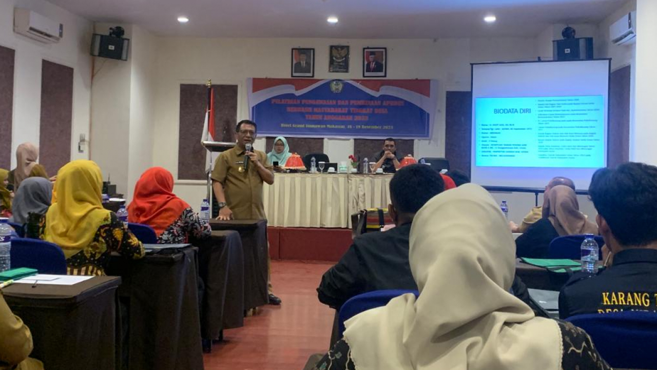 PELATIHAN PENGAWASAN DAN PEMBINAAN APBDES BERBASIS MASYARAKAT TINGKAT ESA TAHUN ANGGRAN 2023
