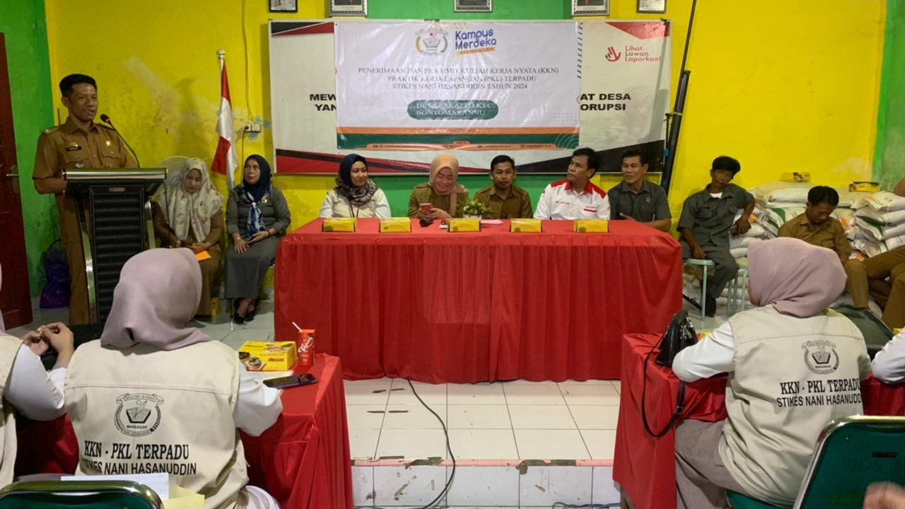 PENERIMAAN PRA MMD KULIAH KERJA NYATA (KKN) PRAKTEK KERJA LAPANGAN (PKL) TERPADU STIKES NANI HASANUDDIN TAHUN 2024